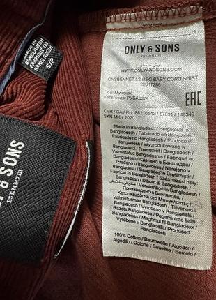 Only&sons сорочка мікровільвет regular нова оригінал 5