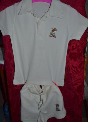 Костюмчик - двоечка ( з шортиками ) bonny panda на хлопчика 1-2-3-х л