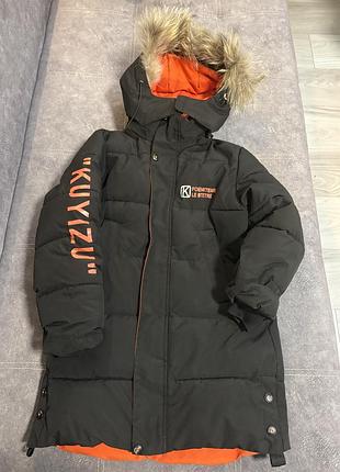 Куртка зимова подовжена. пуховик