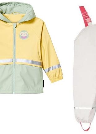 Костюм дождевик, грязеприфф на флисе lupilu 122-128р