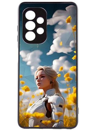 Tpu+pc чехол prisma ladies для samsung galaxy a32 4g anime