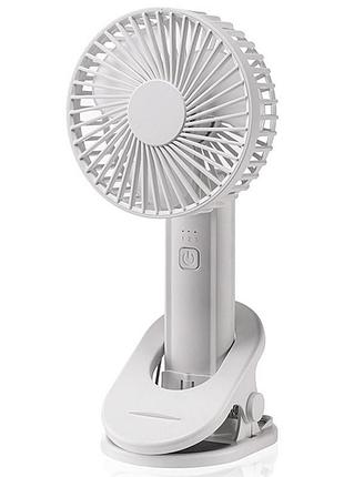 Портативный вентилятор k37 с зажимом 2000mah white