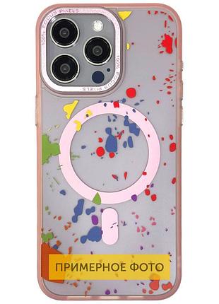 Чехол tpu+pc flush with magsafe для samsung galaxy s24 fe baby pink