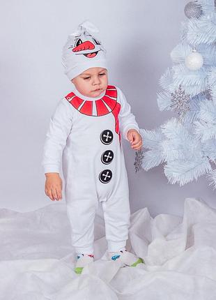 Комплект ясельный "новолетний" снеговичек для младенцев