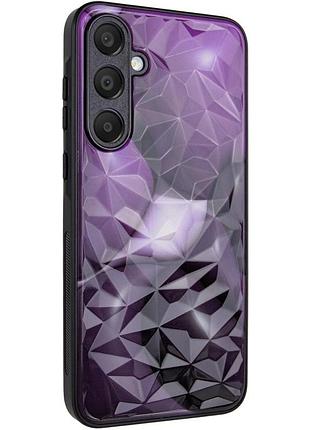 Tpu+pc чехол prisma bubblegum для samsung galaxy a36 5g 3d purple