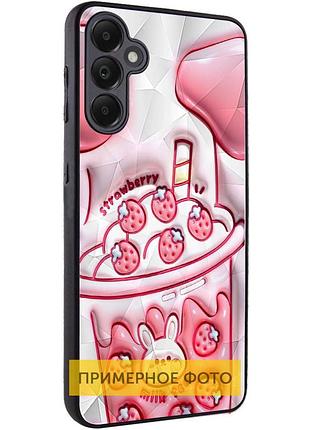 Tpu+pc чехол prisma fluffie для xiaomi redmi note 13 4g strawberry