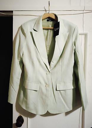 Жіночий жакет свіжого салатового кольору