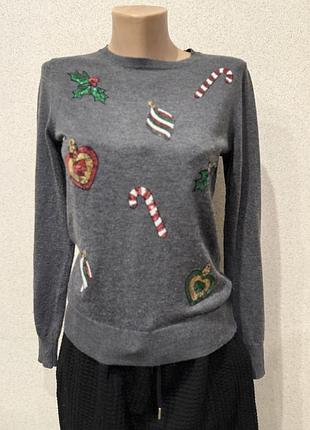 Светр новорічний розміру с/м