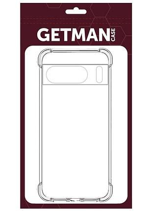 Tpu чехол getman ease logo усиленные углы full camera для google pixel 8 pro бесцветный (прозрачный) 3