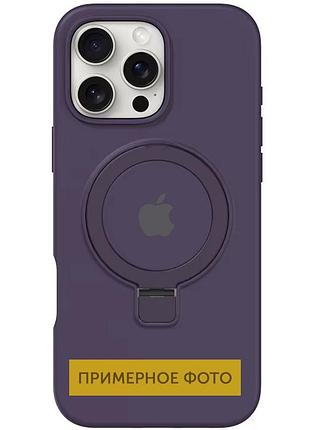 Чохол silicone case full protective with ring для apple iphone 16e (6.1") purple
