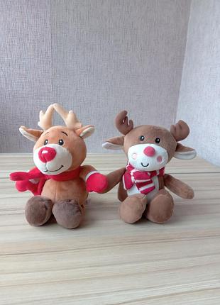 Мягкие игрушки, новогодние