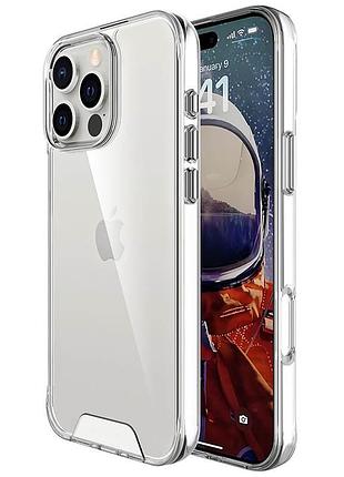 Чохол tpu space case transparent для apple iphone 16 pro max (6.9") прозорий 4