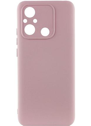 Чехол silicone cover lakshmi full camera (aa) для xiaomi redmi 12c / poco c55 розовый / pink sand