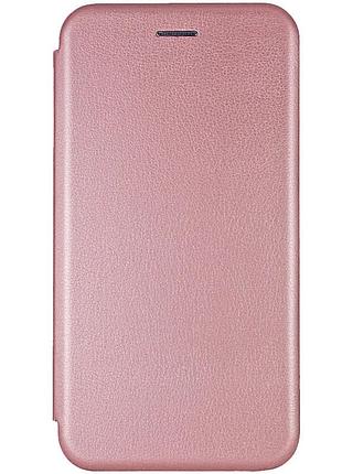 Шкіряний чохол-книжка classy для motorola edge 40 rose gold
