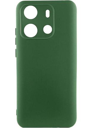 Чехол silicone cover lakshmi full camera (a) для tecno spark go 2023 зеленый / dark green