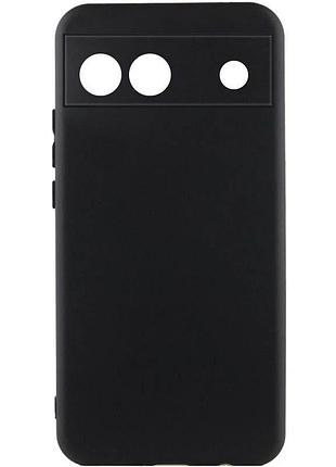 Чехол tpu epik black full camera для google pixel 7a черный