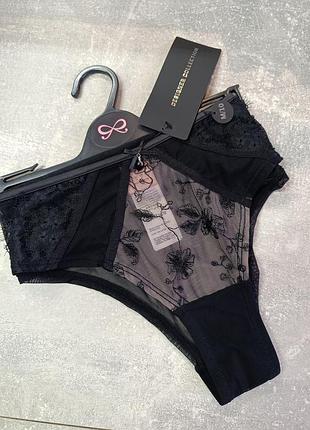 Трусики женские черные с сеточкой от hunkemoller