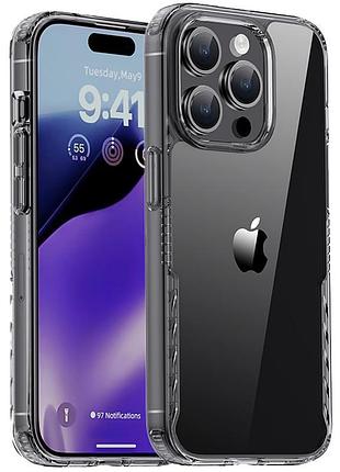 Чохол tpu+pc multi-color для apple iphone 14 pro (6.1") black