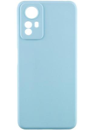 Силиконовый чехол candy full camera для xiaomi redmi note 12s бирюзовый / turquoise