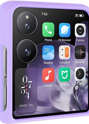 Чехол foldables silicone cover lakshmi (aaa) для xiaomi mix flip сиреневый / dasheen