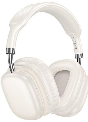 Накладные беспроводные наушники hoco w52 wonderful milky white