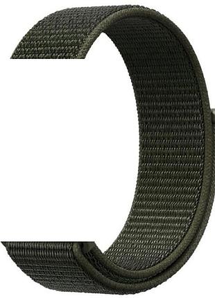 Ремінець nylon для smart watch 20mm зелений / green