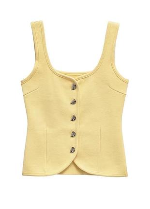 Zara щільний топ