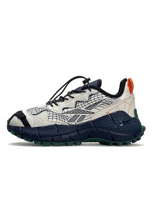 ❄️ чоловічі кросівки reebok zig kinetica 2.5 edge gtx beige navy  ❄️