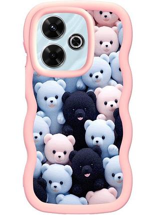 Чехол tpu cloudy pictures для xiaomi redmi note 14 5g bears