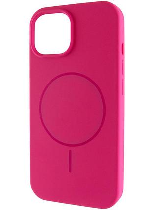 Чехол silicone case full protective (aa) no logo with magsafe для apple iphone 11 pro max (6.5") малиновый / dragon fruit