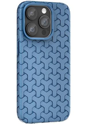 Чохол tpu weaving для apple iphone 15 pro max (6.7") blue