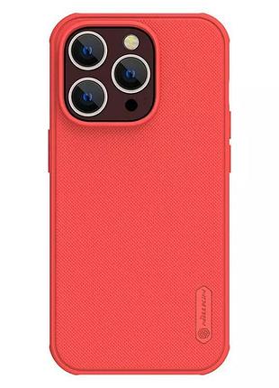 Чехол nillkin matte pro для apple iphone 14 pro (6.1") красный / red