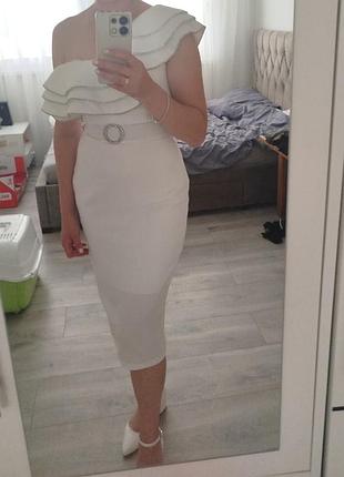 Плаття біле святкове