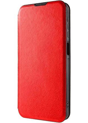 Шкіряний чохол-книжка belora для xiaomi redmi note 9s / note 9 pro / note 9 pro max red