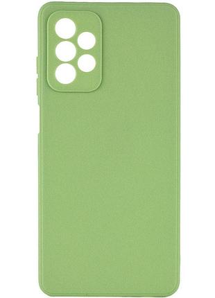 Силіконовий чохол candy full camera для samsung galaxy a32 5g фісташковий
