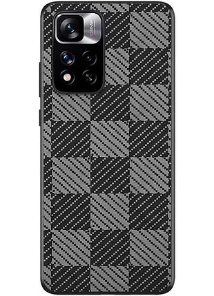 Чехол tpu+pc grid для xiaomi redmi note 11 pro 4g/5g / 12 pro 4g cube