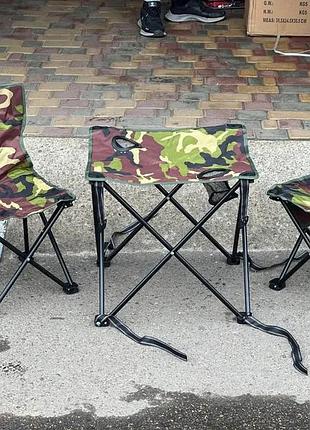 Набір для пікніка стіл та стільці 2шт у сумці / туристичний столик зі стільцями / складаний стіл та стільці