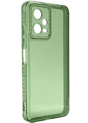 Чехол tpu starfall clear для xiaomi poco x5 5g / redmi note 12 5g зеленый