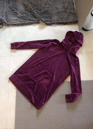 Велюрове велюр спортивне плаття сукня dkny велюровое спортивное платье оригинал