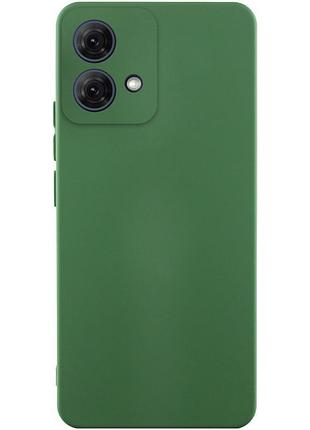 Чехол silicone cover ummi lakshmi full camera (aa) для motorola moto g84 зеленый / dark green