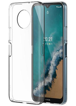 Tpu чехол epic transparent 1,5mm для nokia g50 бесцветный (прозрачный)