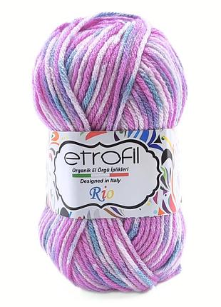 Пряжа rio/рио,розовый-голубой-серый bc005, etrofil