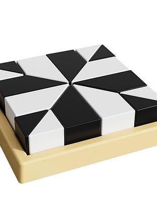 Настольная интерактивная игра ummi me-149 hidden black and white blocks black / white