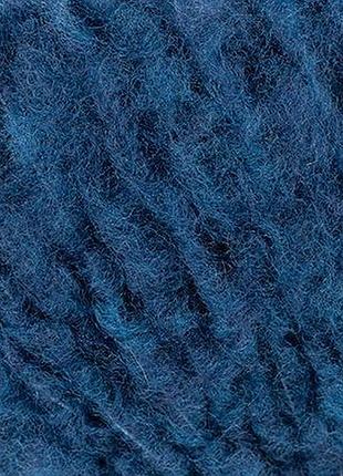 Пряжа piuma cashmere/пиума кашемир, синий 25, laines du nord