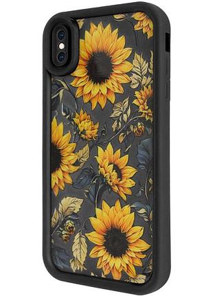 Tpu чехол prestige для apple iphone xs max (6.5") sunflower