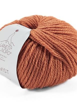 Пряжа twist/твист, мандарин 42, laines du nord