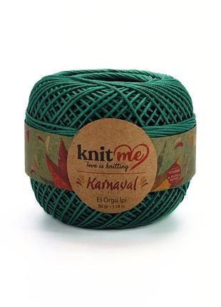 Пряжа karnaval/карнавал, мятный 04002, knit me