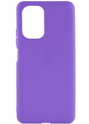 Силиконовый чехол candy для xiaomi redmi k40 / k40 pro / k40 pro+ / poco f3 / mi 11i сиреневый