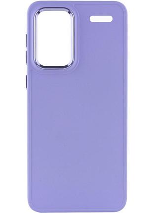 Tpu чехол bonbon metal style для xiaomi redmi note 13 pro+ сиреневый / dasheen