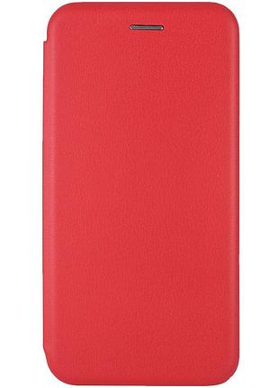 Шкіряний чохол-книжка classy для xiaomi redmi note 12 4g червоний